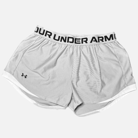 Under Armour Pants - Under Armour Women's Athletic 3" Play Up 2.0 Athletic Shorts Gray Black Size S
